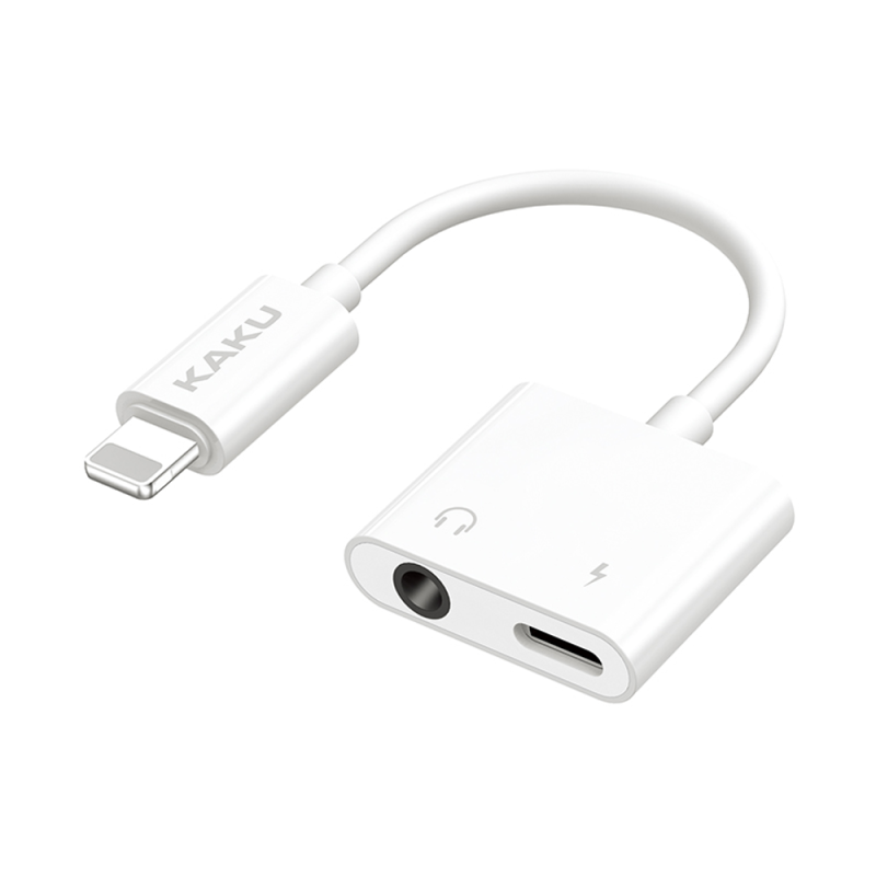 Adaptor audio 3 in 1 usb lightning - aux + port lightning, compatibil iphone, ipad si imac
