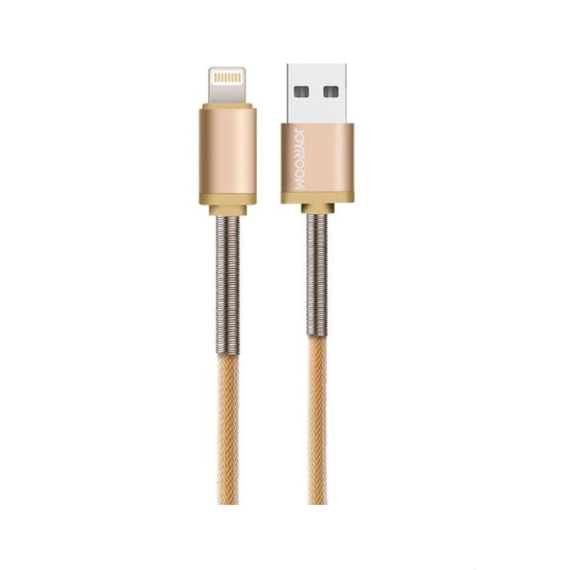 Cablu de date lightning explorer series pentru iphone si ipad, bej