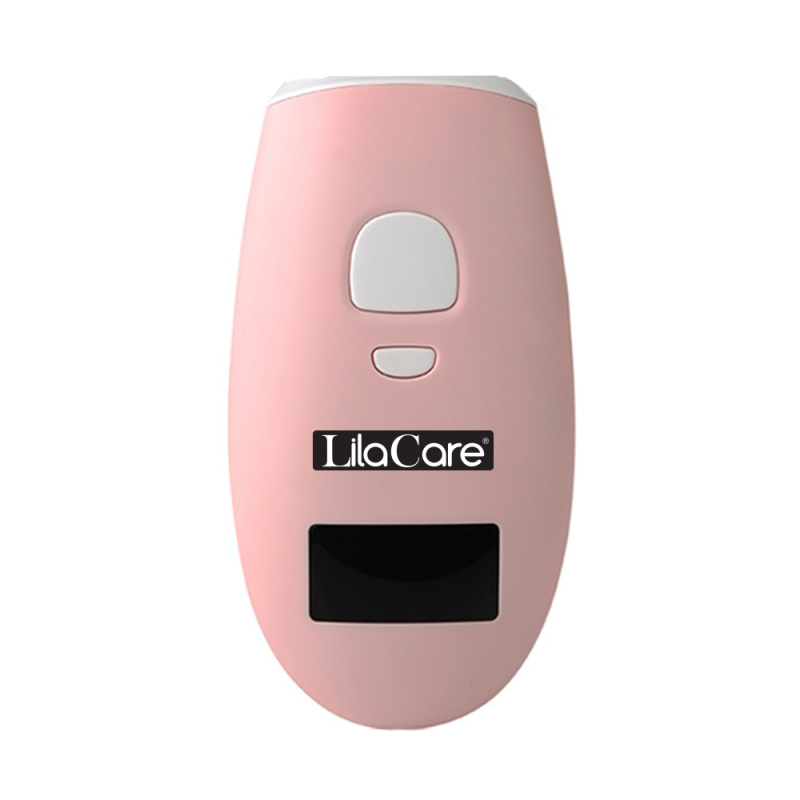 Epilator ipl lila care, epilare definitiva, 990.000 pulsatii, 5 trepte de putere, cu ecran lcd, roz