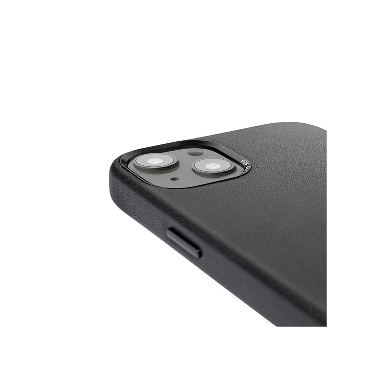 Husa de protectie Decoded IPhone 13, compatibila MagSafe, piele ecologica, negru