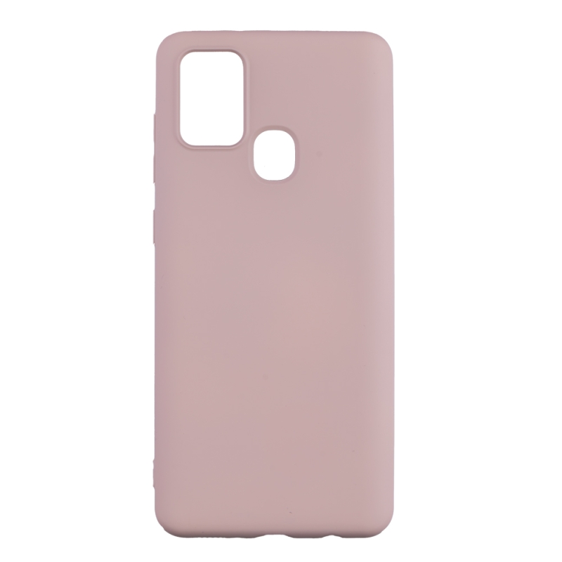 Husa de protectie loomax samsung a21s ultra, silicon subtire, bej