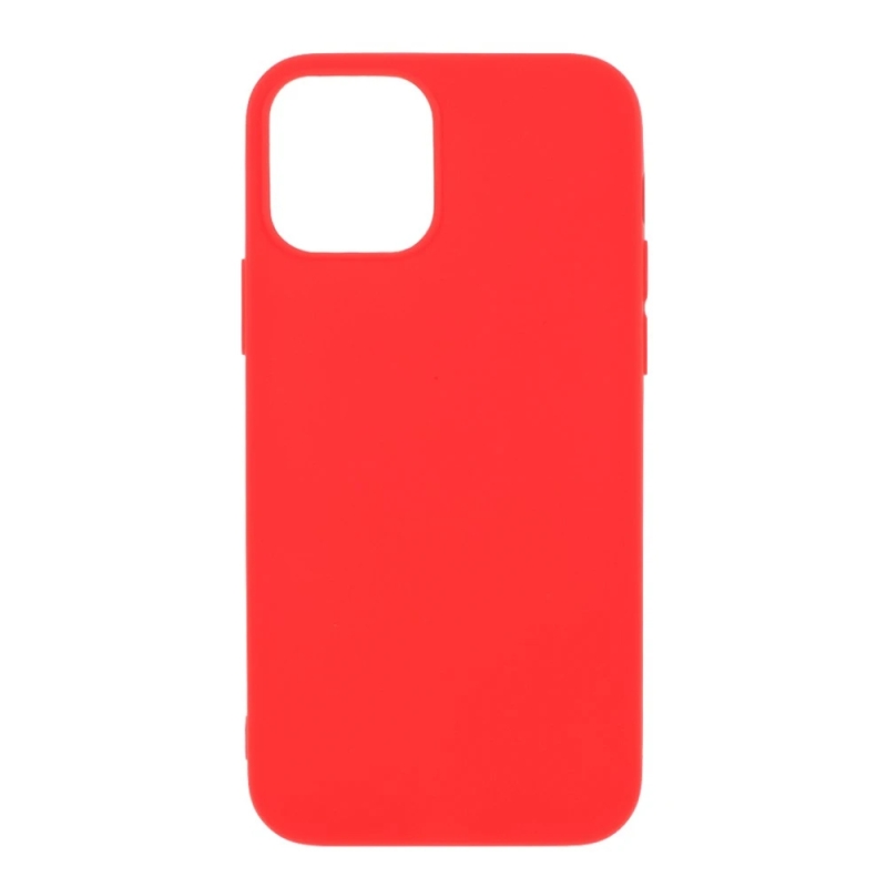 Husa de protectie loomax, iphone 12 mini, silicon subtire, rosie