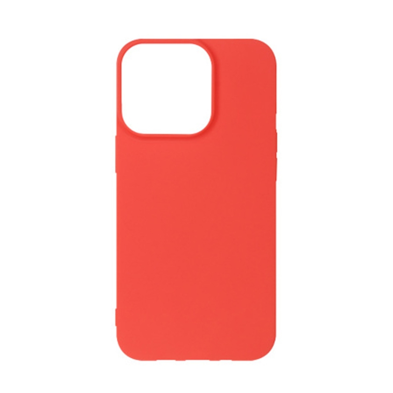 Husa de protectie loomax, iphone 13 pro, silicon subtire, rosie
