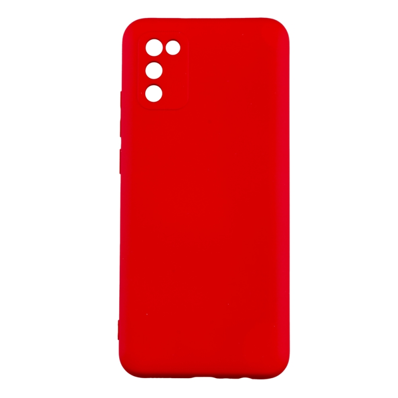 Husa de protectie Loomax, Samsung Galaxy A02S, silicon subtire, rosu