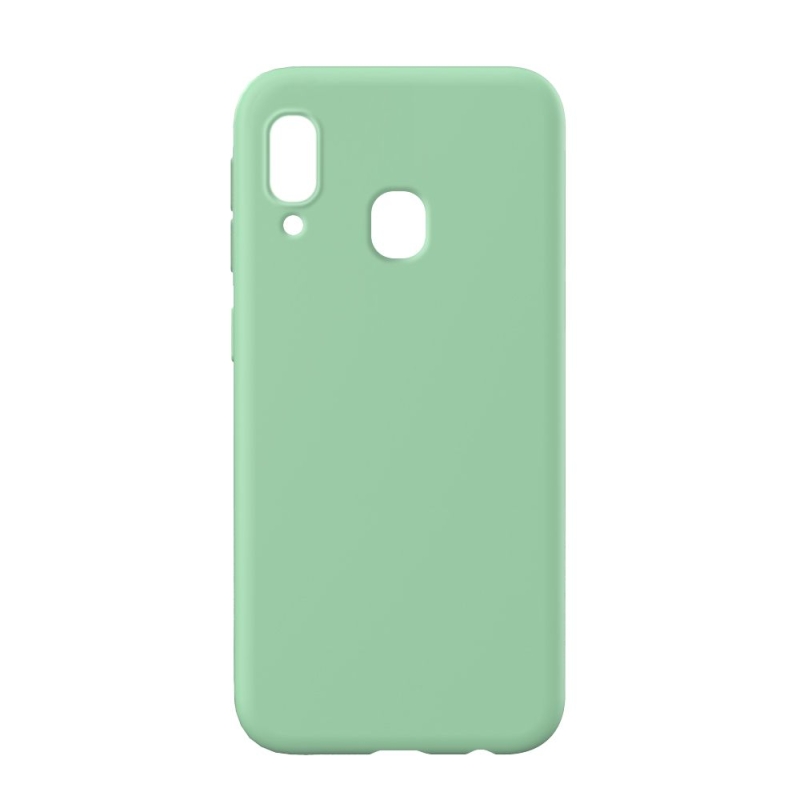 Husa de protectie Loomax, Samsung Galaxy A20E, silicon subtire, verde