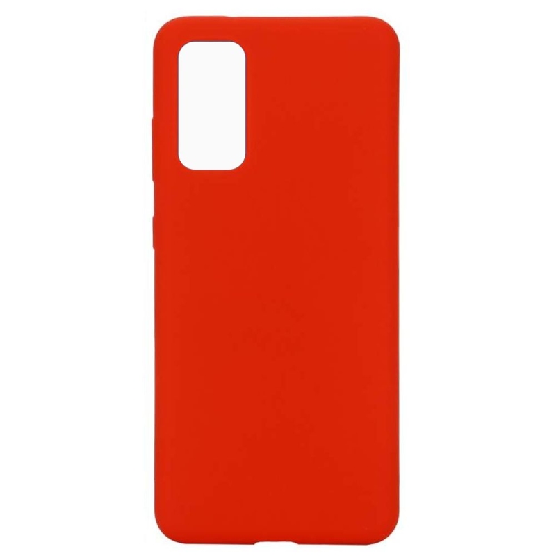 Husa de protectie loomax, samsung galaxy s20, silicon subtire, rosu