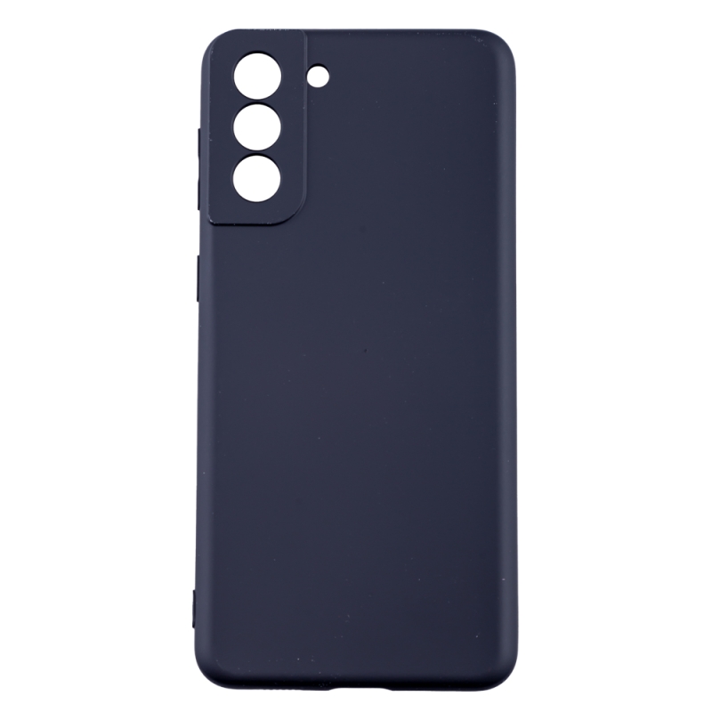 Husa de protectie Loomax, Samsung Galaxy S21 Plus, silicon subtire, negru