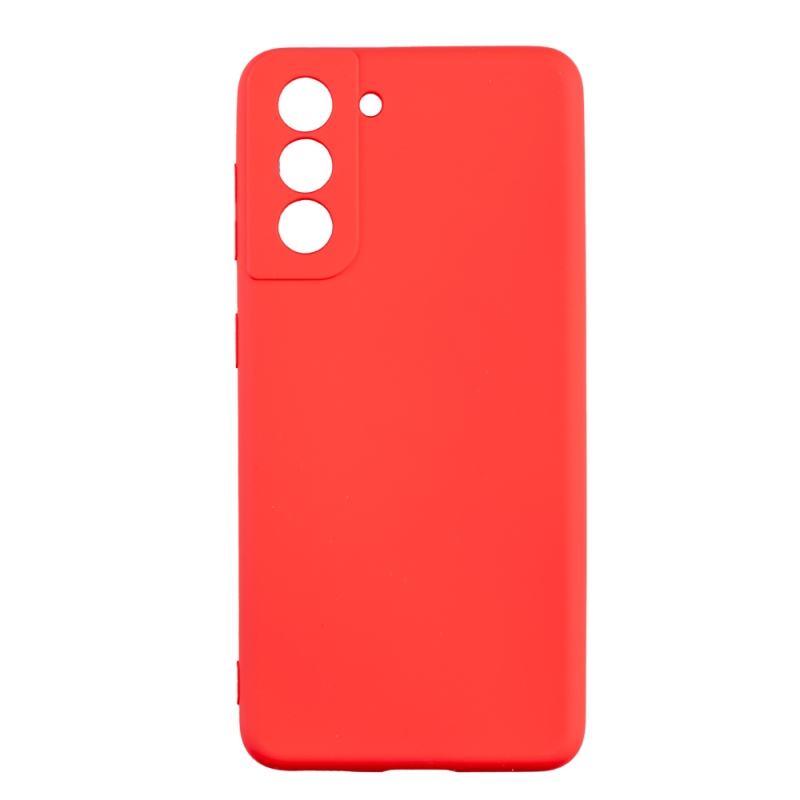 Husa de protectie loomax samsung s21, silicon subtire, rosie
