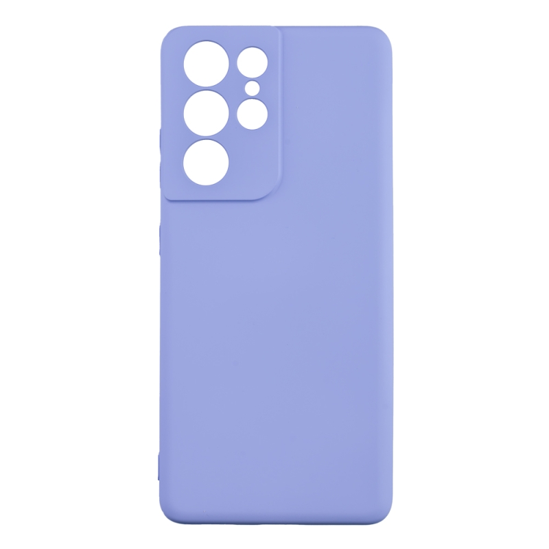Husa de protectie loomax samsung s21 ultra, silicon subtire, lilac