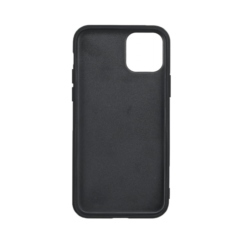 Husa loomax de protectie iphone 11 pro max, anti-soc, din piele ecologica, subtire, negru