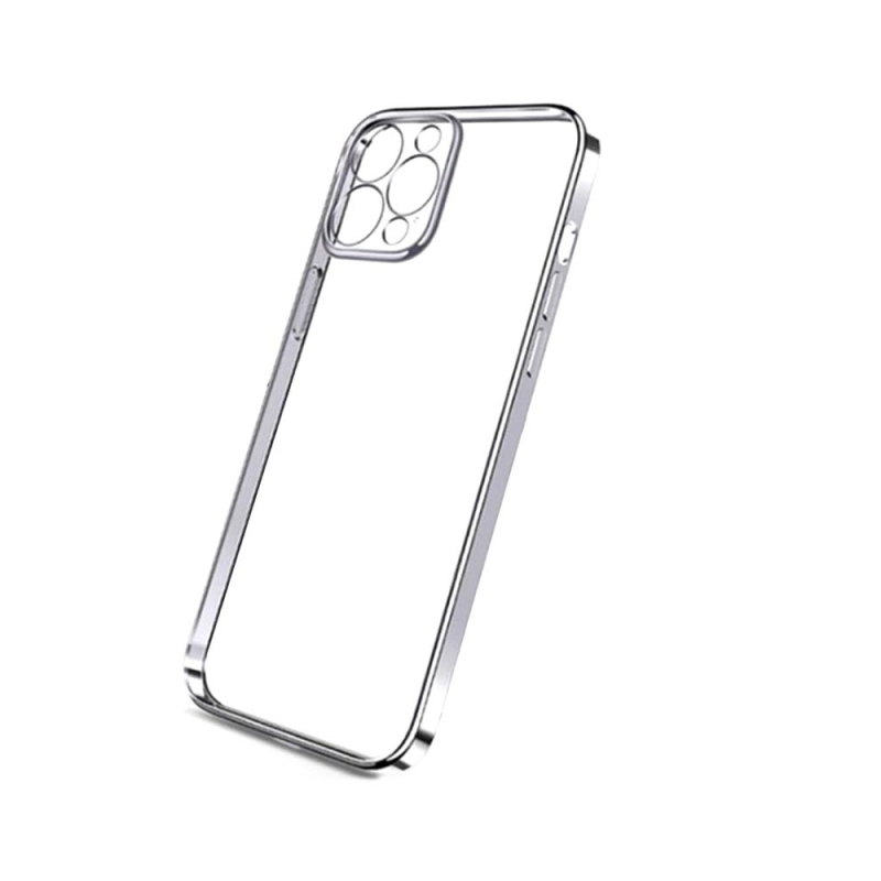 Husa loomax de protectie iphone 12 pro max, silicon subtire, 2 mm, transparent