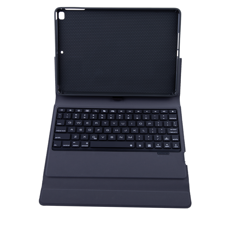 Husa Loomax tip mapa, tastatura Bluetooth, pentru iPad Pro 9.7-inch, cu 7 culori si suport creion Apple, neagra