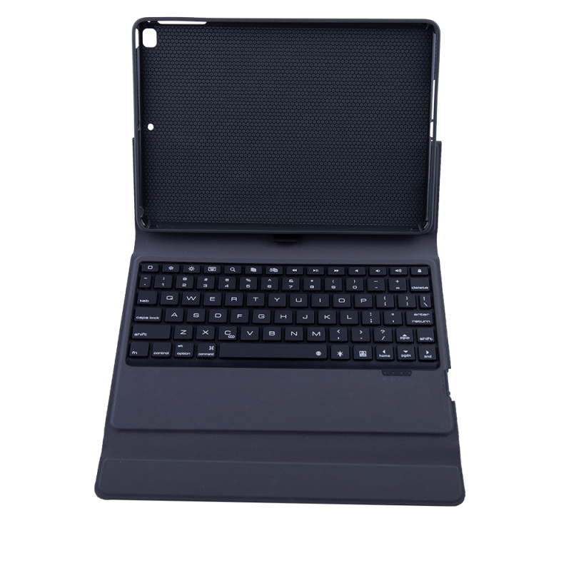 Husa loomax tip mapa, tastatura bluetooth, pentru ipad pro 9.7-inch, cu 7 culori si suport creion apple, neagra