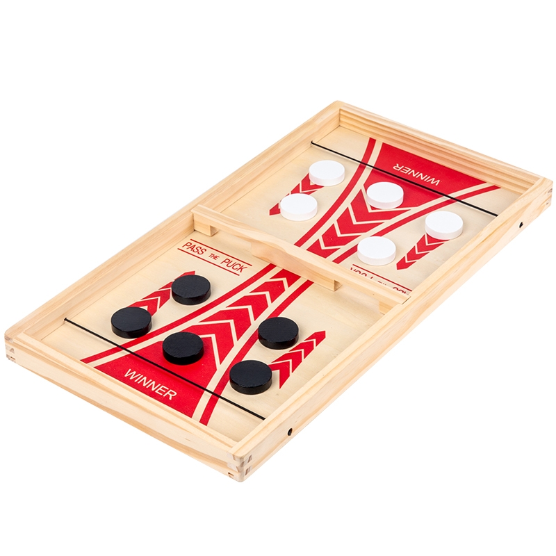 Joc de societate interactiv karemi, 3 in 1, joc de puck, gobang, joc strategie