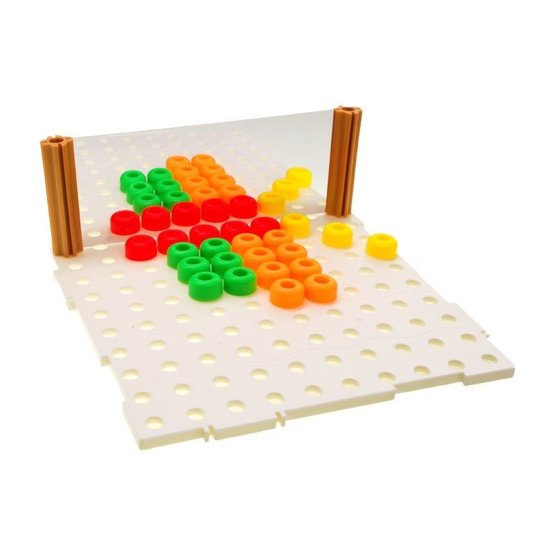 Joc educativ karemi ,cu margele multicolore, realizare design 2d