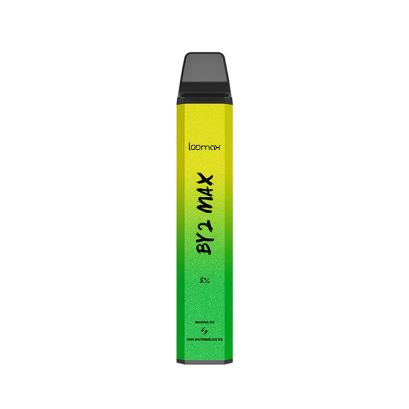 Narghilea electronica loomax, 2 in 1, 5000 de pufuri, nicotina 5%, banana ice si kiwi watermelon ice