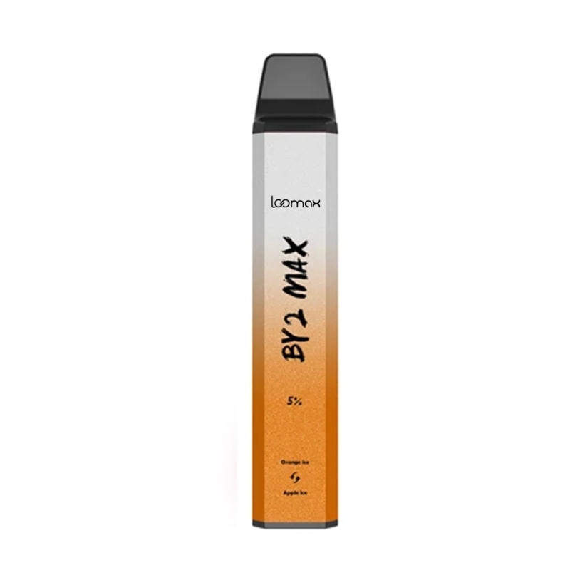 Narghilea electronica loomax, 2 in 1, 5000 de pufuri, nicotina 5%, orange ice si apple ice