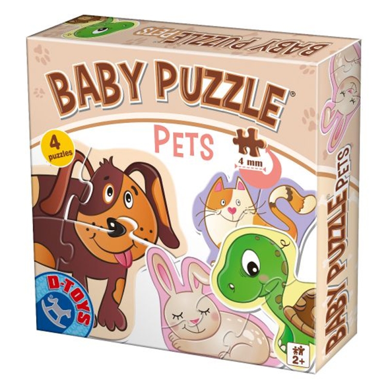 Puzzle educativ baby puzzle- animale de companie