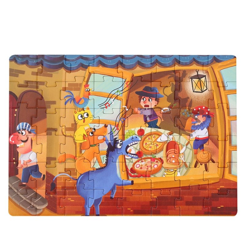 Puzzle karemi, casa de muzica a lui leme, 48 piese, nr 19