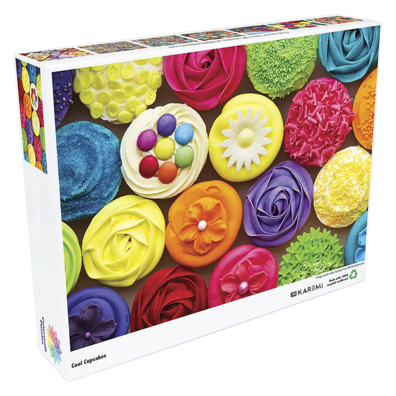 Puzzle karemi, cupcakes, briose, 500 piese