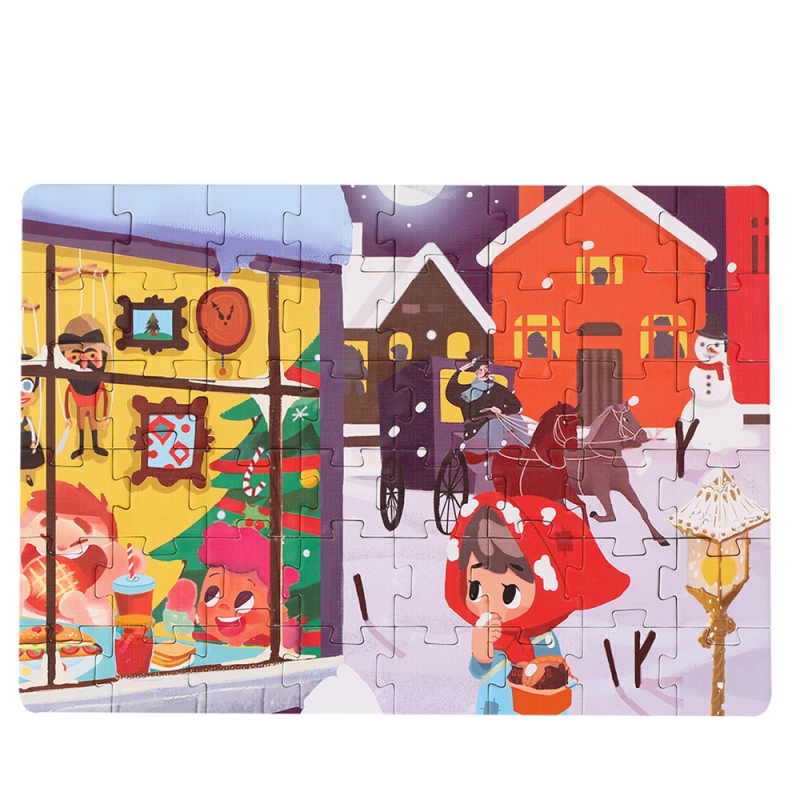 Puzzle karemi, fetita cu chibrituri, 48 piese, nr 13