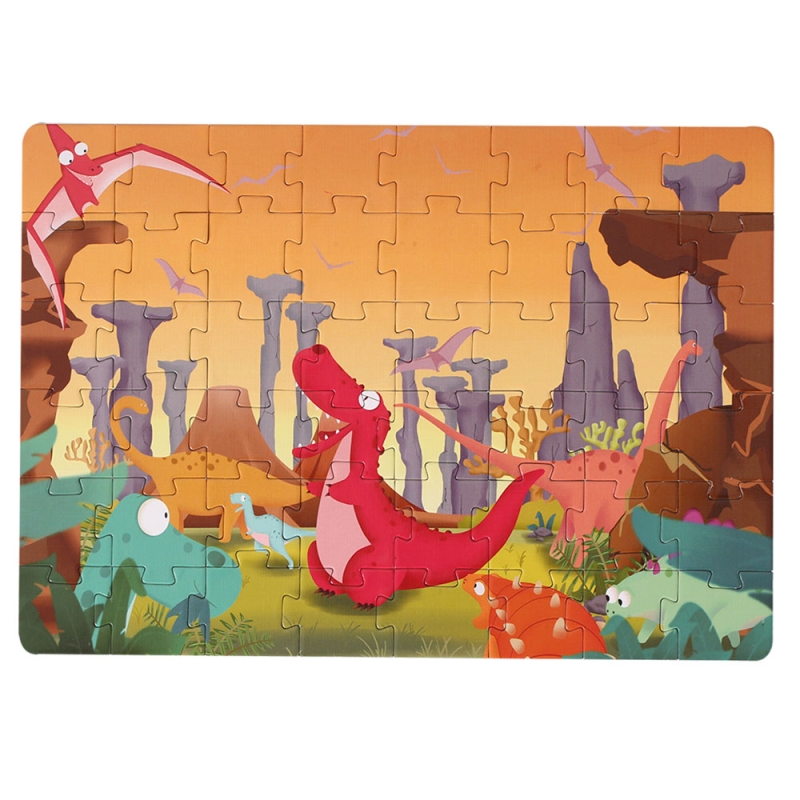 Puzzle karemi, furia tiranozaurului rex, 48 piese, nr 07