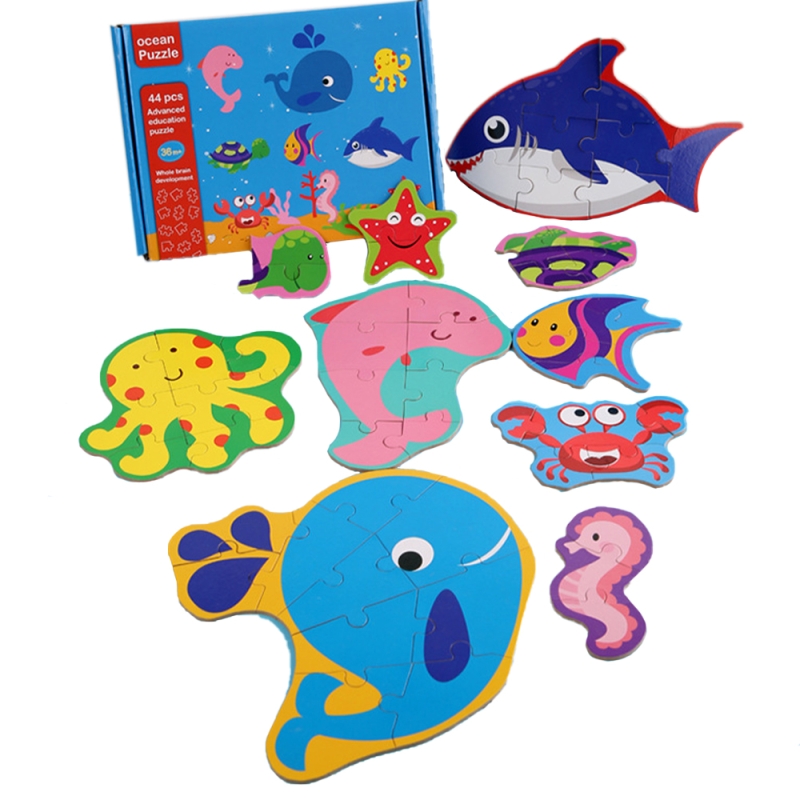 Puzzle karemi ocean, 44 piese, dificultate usoara, k01b-40005