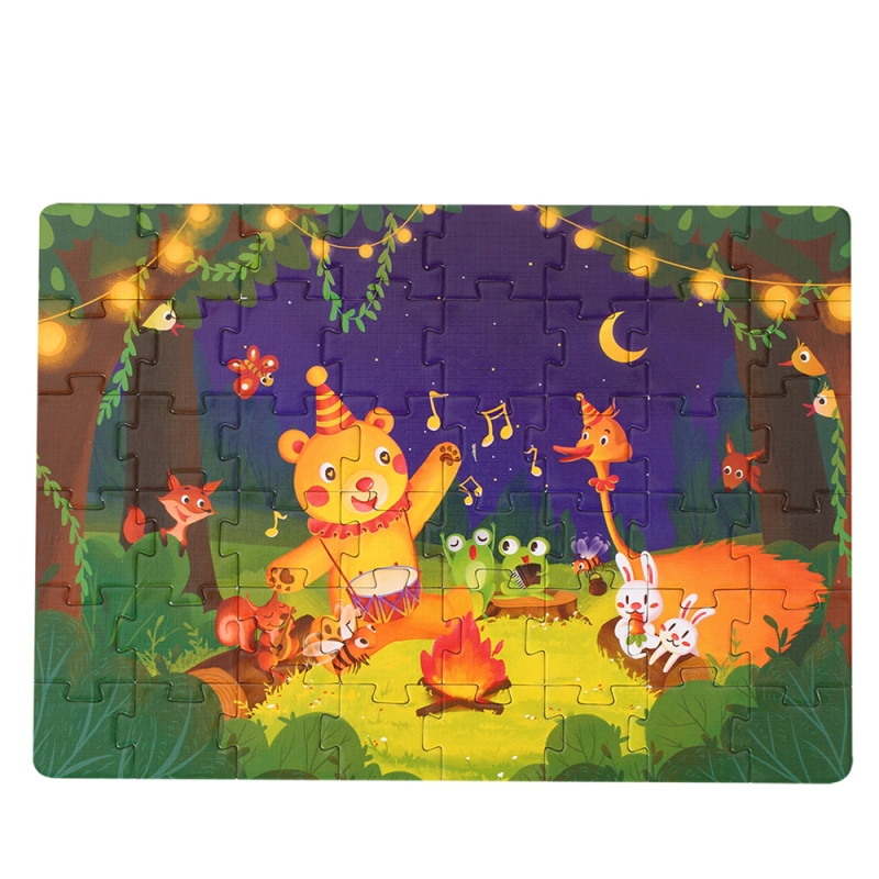 Puzzle karemi, petrecerea muzicala a lui benbenxiong, 48 piese, nr 18