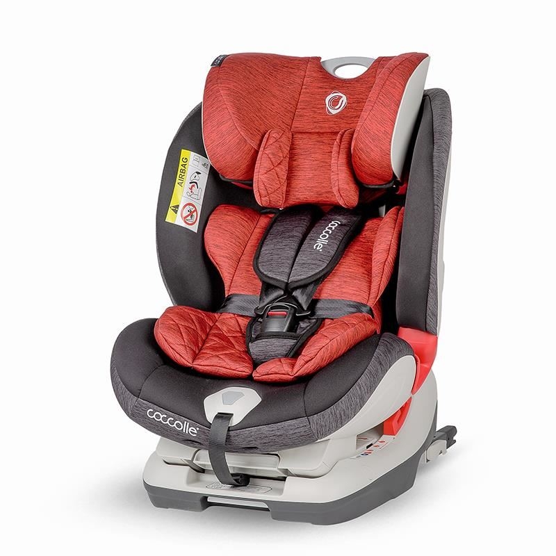 Scaun auto cu isofix grupa 0-36 kg coccolle cressida dahlia red