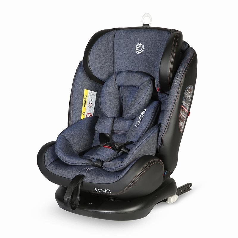 Scaun auto rotativ cu isofix grupa 0-36 kg nova jeans