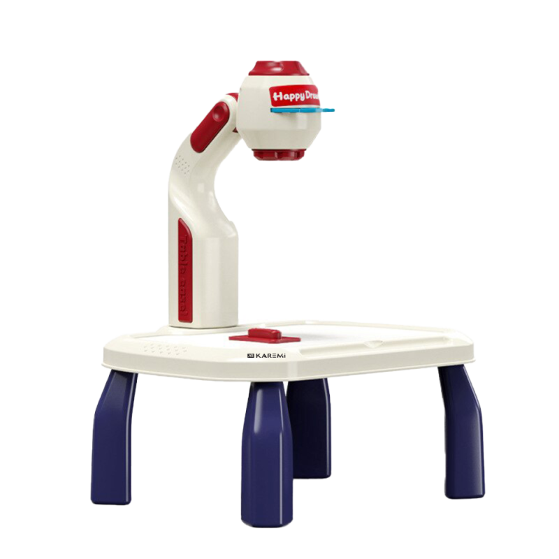 Set creativ pentru desen karemi, cu proiector si accesorii incluse, joc educativ, 3-8 ani