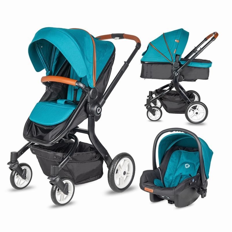 Sistem modular transformabil 3in1 coccolle oro turquoise tide
