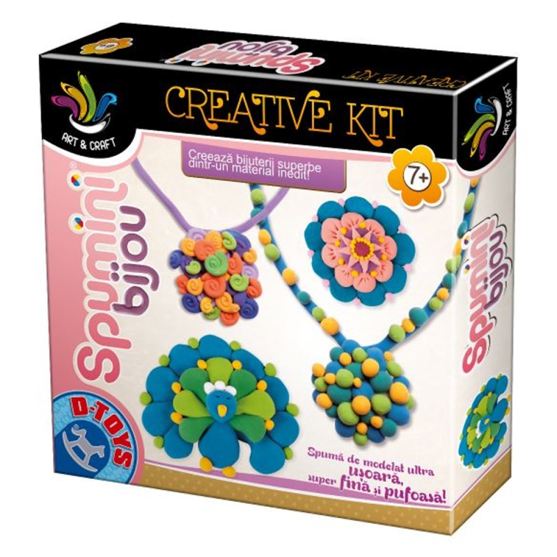 Spumini bijou, joc creativ din plastilina