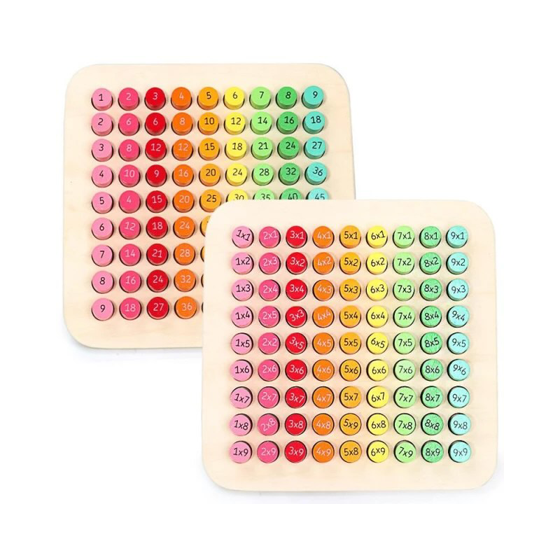 Tabla inmultirii karemi, joc educativ 3d pentru a invata tabla inmultirii, multicolora