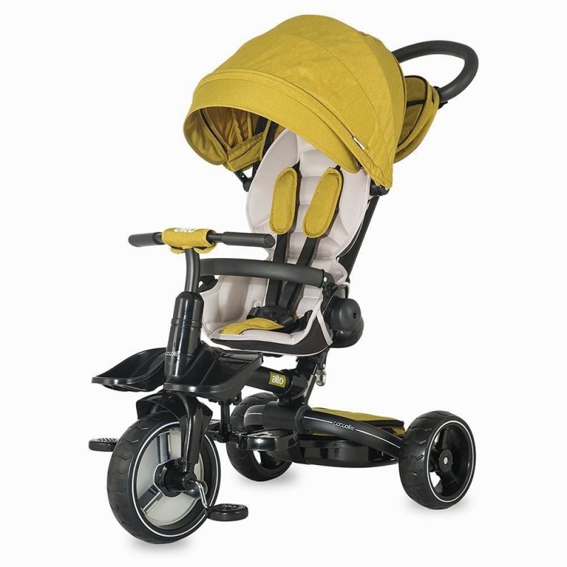 Tricicleta multifunctionala coccolle alto mustar