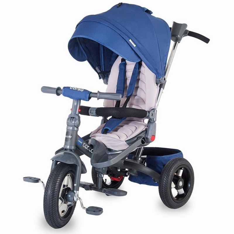 Tricicleta multifunctionala coccolle corso albastru
