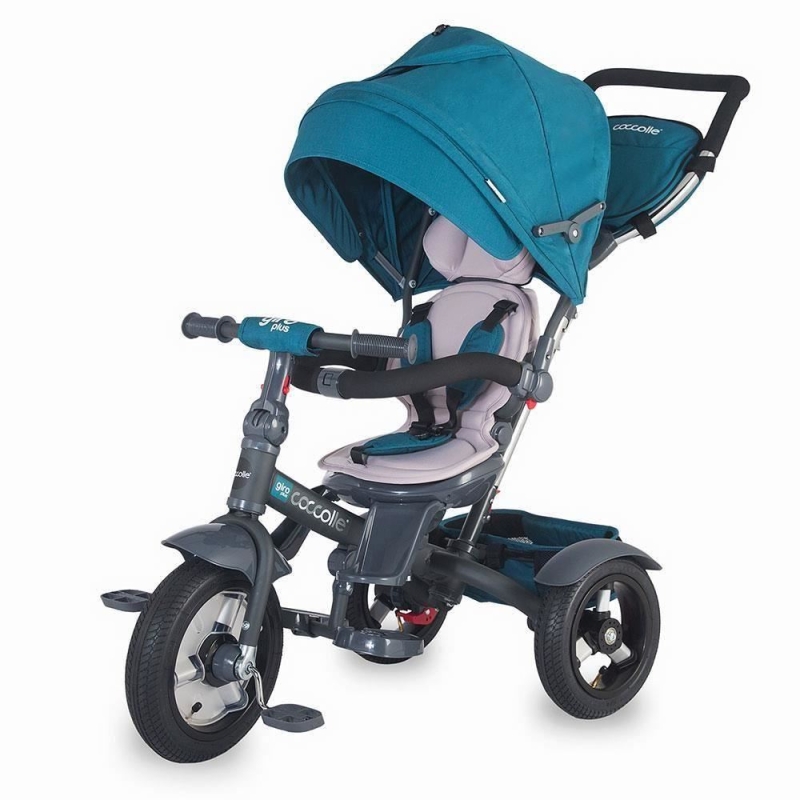 Tricicleta multifunctionala coccolle giro plus albastru