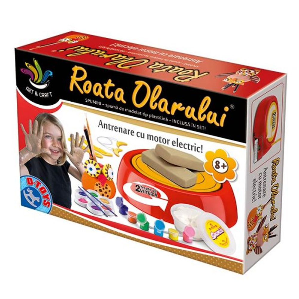 Joc creativ, roata olarului, cu spumini