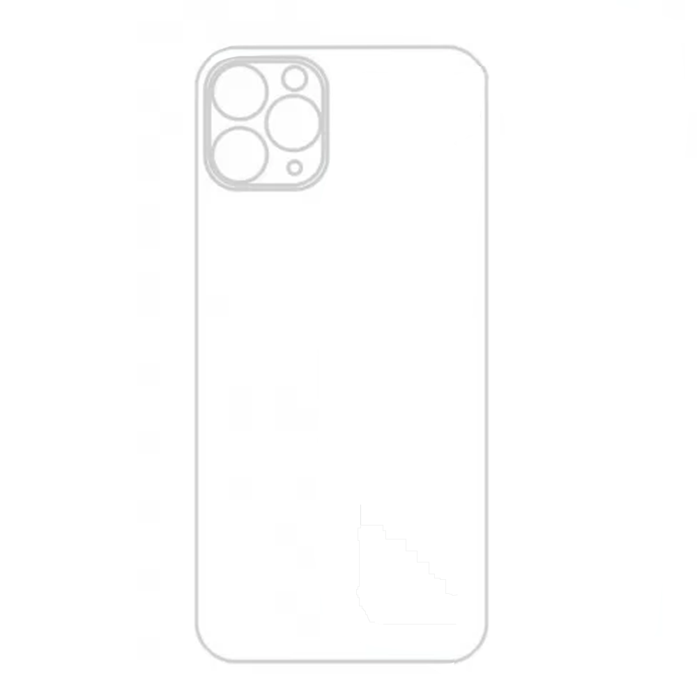 ​husa loomax de protectie iphone 11 pro, silicon subtire, 2 mm, transparent