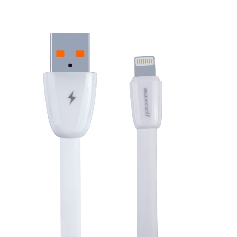 Cablu de date rapid 1m usb lightning 3.1a alb maxcell