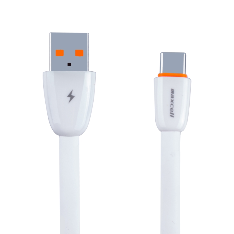 Cablu de date rapid 1m USB USB-C 3.1A Alb Maxcell
