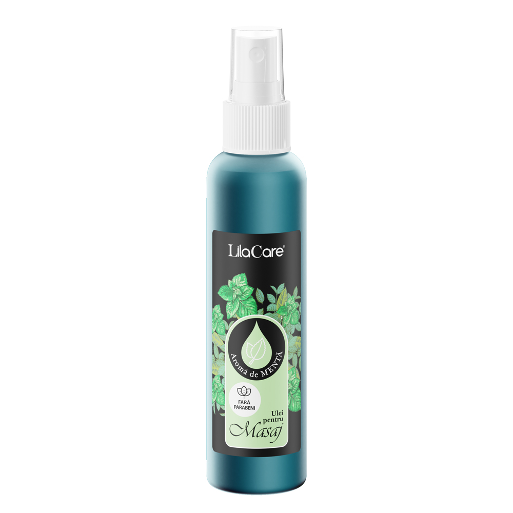 Ulei pentru masaj Lila Care, cu menta, 120 ml