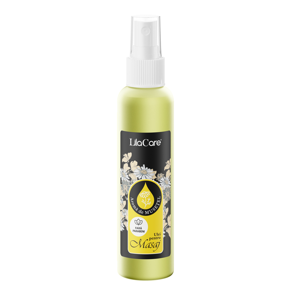 Ulei pentru masaj lila care, cu musetel, 120 ml