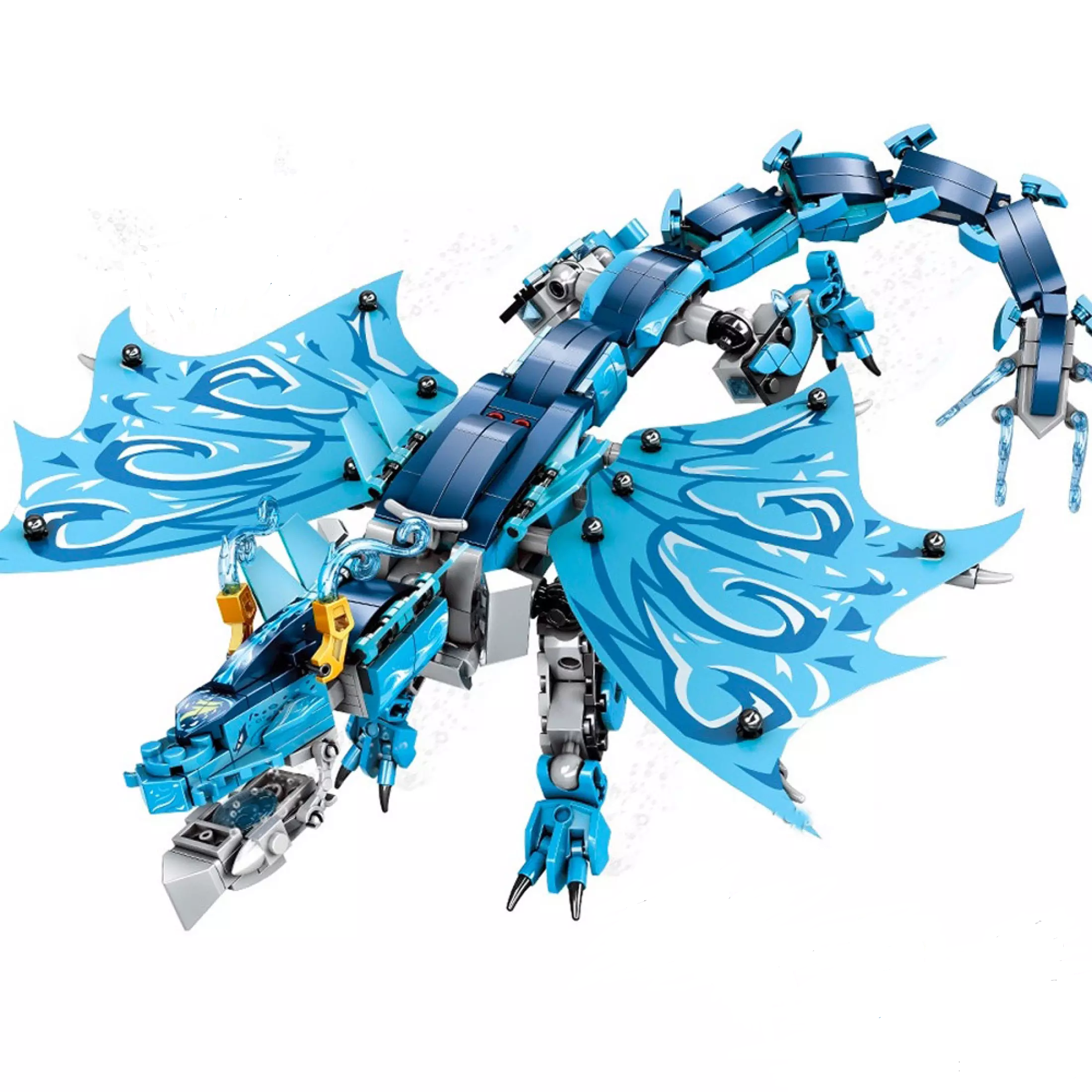 Joc de asamblare karemi, dragon de apa - 497 piese