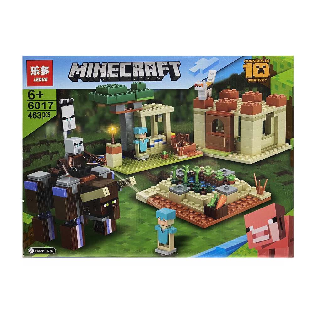 Joc de asamblare karemi, minecraft castel, 463 piese