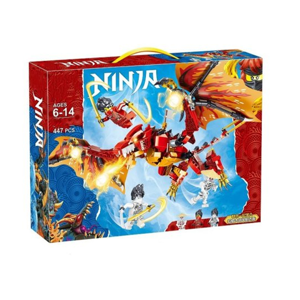 Ninja dragonul de foc karemi, 447 piese