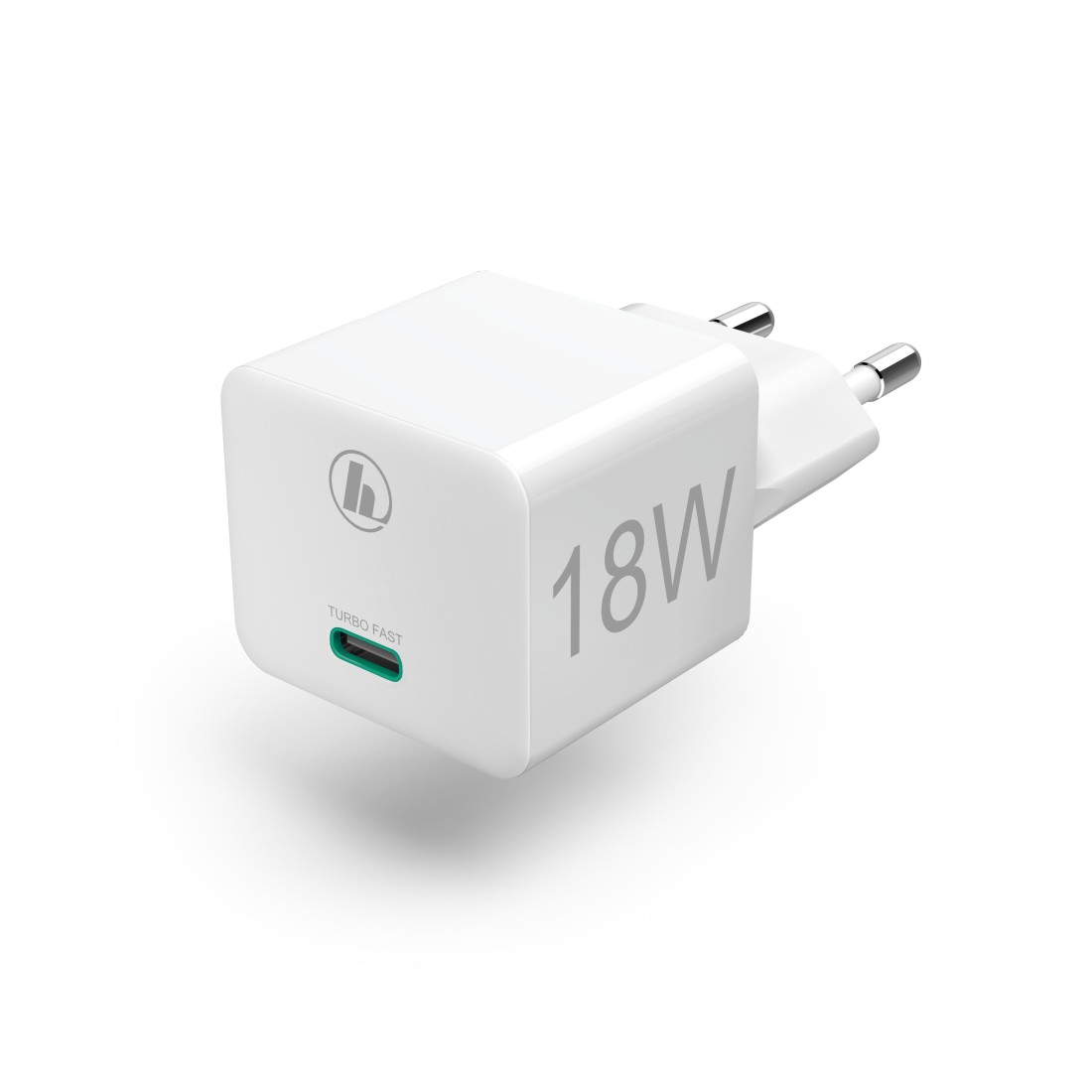 Hama mini incarcator, usb-c, pd / qc, 18 w, alb