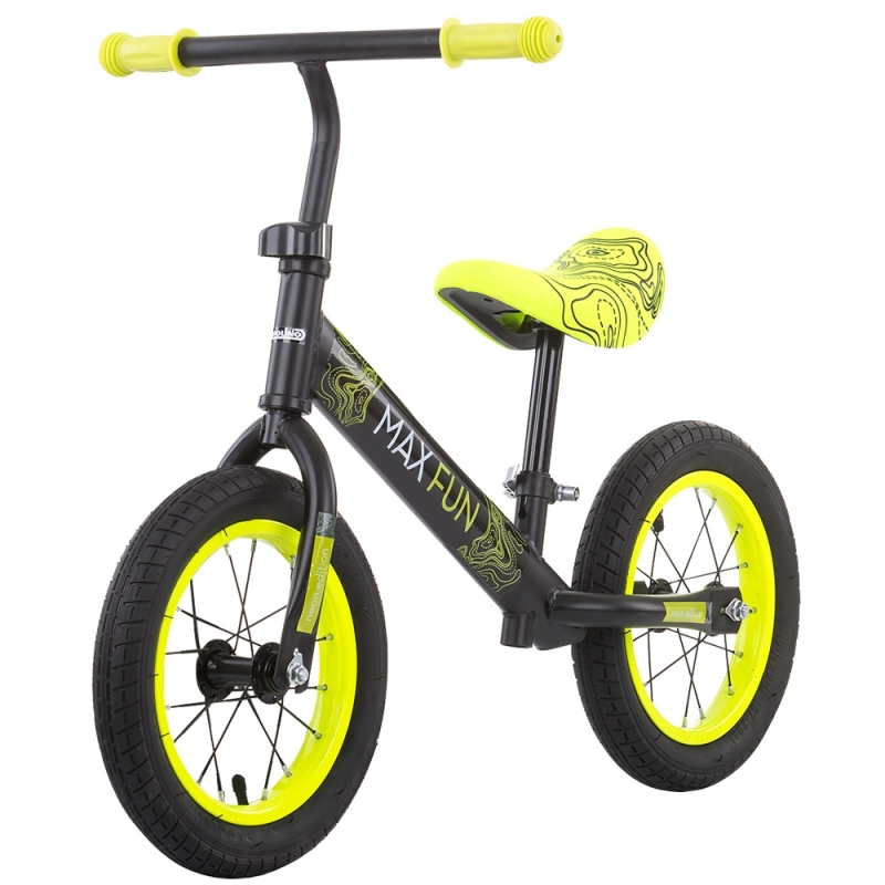 Bicicleta fara pedale chipolino max fun green