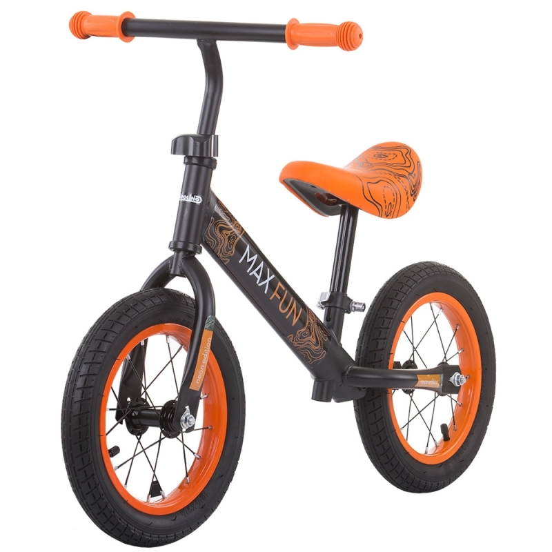 Bicicleta fara pedale chipolino max fun orange