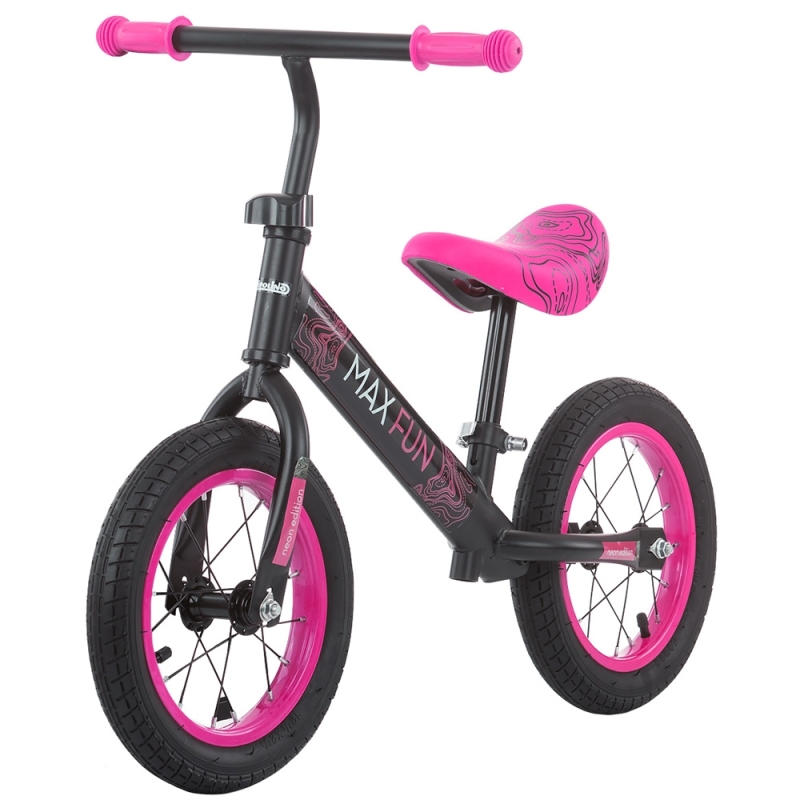 Bicicleta fara pedale chipolino max fun pink